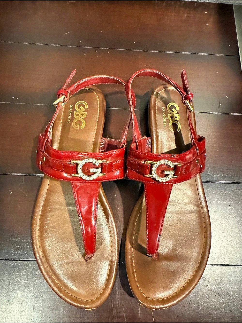 Guess Red Sandals